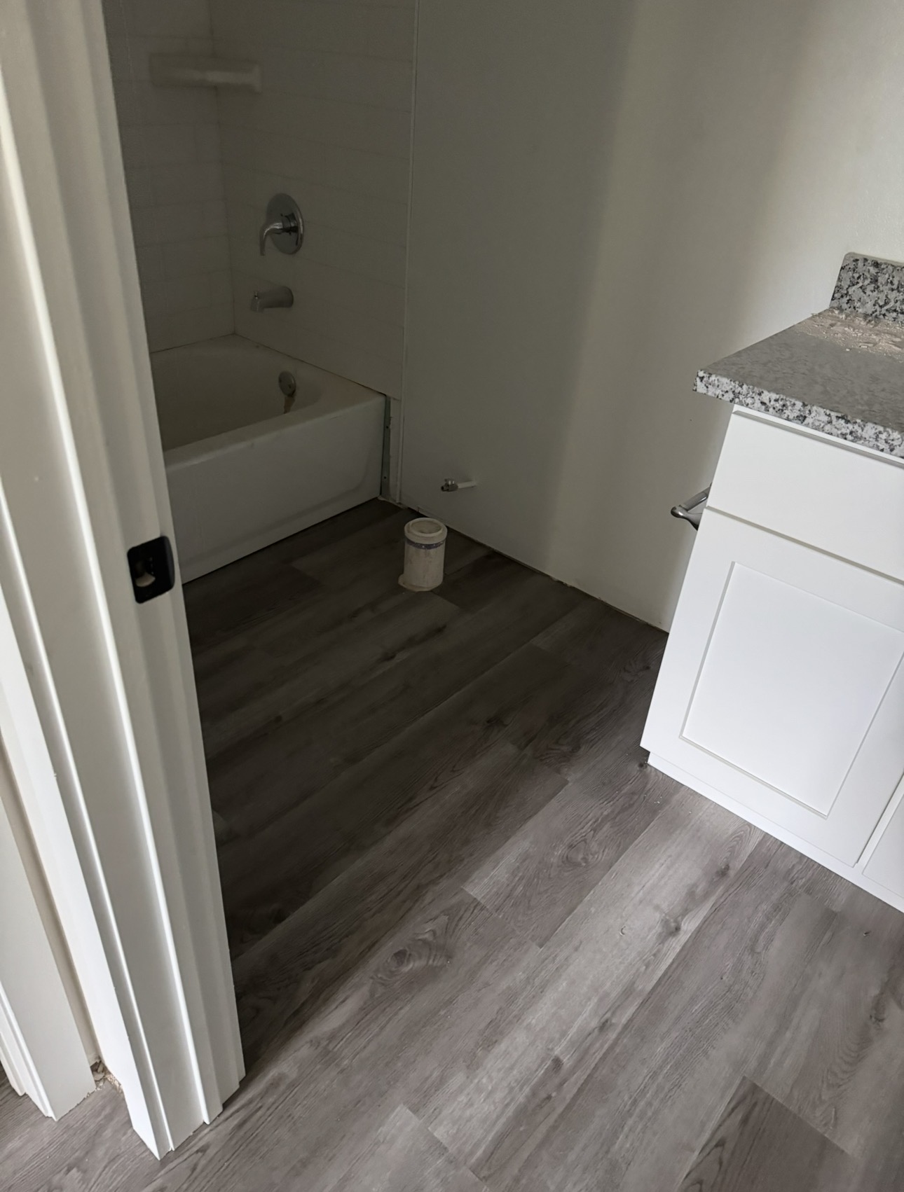 Bathroom LVP install
